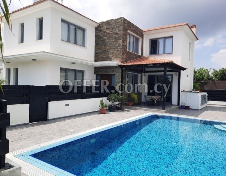 For Sale, Four-Bedroom Detached House in Latsia - 1