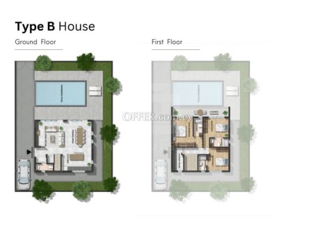 Modern new 4 bedroom villa for sale in Kissonerga village - 4