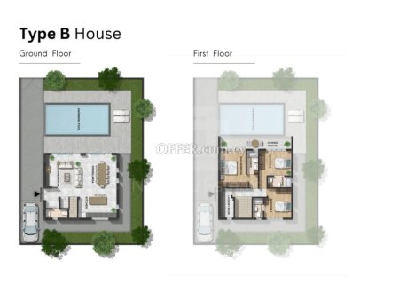 Modern new 3 bedroom villa for sale in Kissonerga village - 7