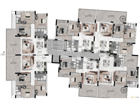 New two bedroom penthouse in Lakatamia area Nicosia - 5