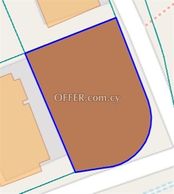 Corner Residential Plot Of 600 Sq.m.  In Palouriotssa, Nicosia - Next 
