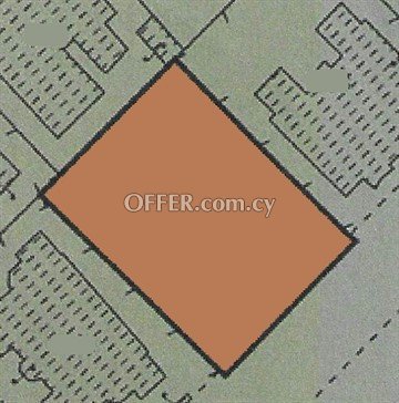 Residential Plot Of 739 Sq.m.  In Agioi Omologies, Nicosia