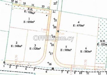 Under Division Plot Of 656 Sq.m.  In Dali, Nicosia - 1