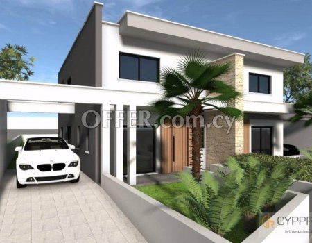 Semi-Detached 3 Bedroom House in Agios Athanasios