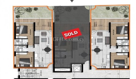For Sale €252,000 Apartment 2 bedrooms Leivadia, Livadia Larnaca