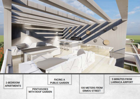 For Sale €354,000 Apartment 2 bedrooms Larnaka (Center), Larnaca Larnaca