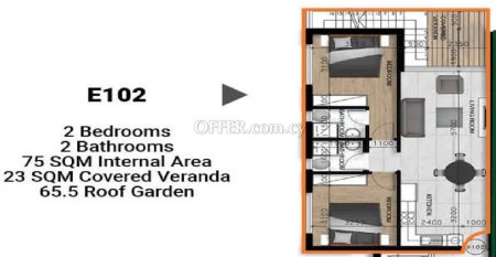 New For Sale €273,000 Apartment 2 bedrooms, Leivadia, Livadia Larnaca - 7