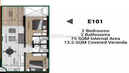 New For Sale €221,000 Apartment 2 bedrooms, Leivadia, Livadia Larnaca - 7