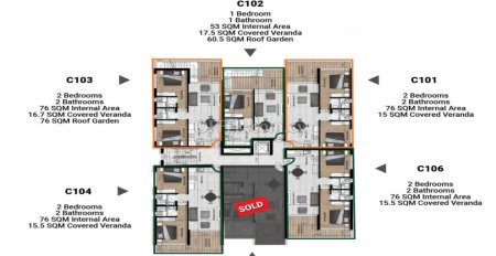 New For Sale €272,000 Apartment 2 bedrooms, Leivadia, Livadia Larnaca - 7