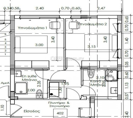 New For Sale €279,000 Apartment 2 bedrooms, Retiré, top floor, Strovolos Nicosia - 3