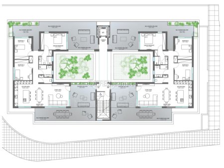 New modern three plus one bedrooms apartment in Plati area of Aglantzia - 5
