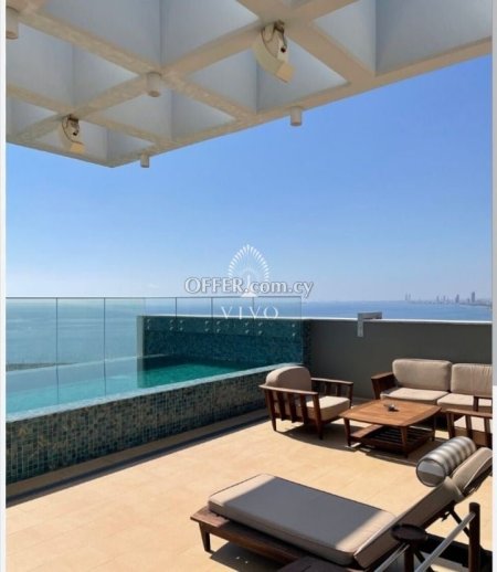 UNIQUE WHOLE FLOOR THREE BEDROOM APARTMENT ON THE BEACHFRONT