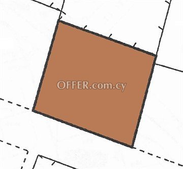 Residential Plot Of 745 Sq.M.  In Strovolos, Nicosia - Parissinos Area