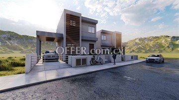 Semi-Detached 3 Bedroom House  In Prasteio, Limassol - 1