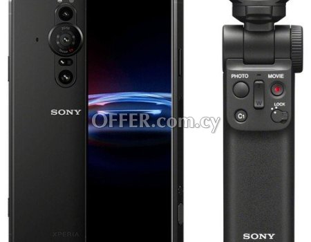 Sony Xperia PRO-I 512GB 5G Smartphone with Wireless Grip Kit (Unlocked, Frosted Black)