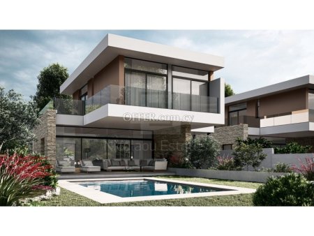 INVESTMENT OPPORTUNITY Parcel of Land With building Permits for 5 Villas Moni Limassol Cyprus