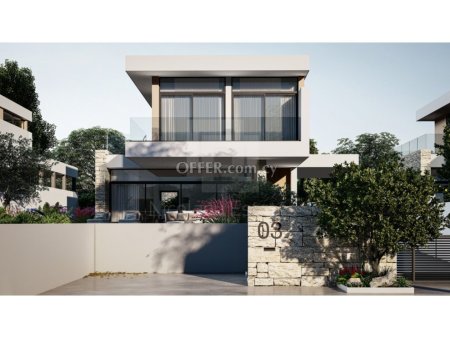 INVESTMENT OPPORTUNITY Parcel of Land With building Permits for 5 Villas Moni Limassol Cyprus - 3