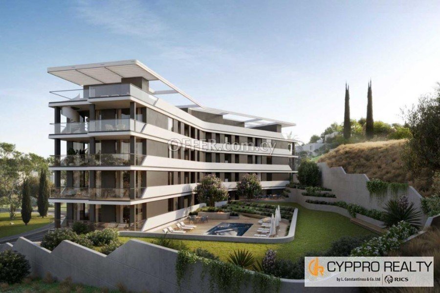 3 Bedroom Penthouse with Roof Garden in Agios Tychonas Area - 1