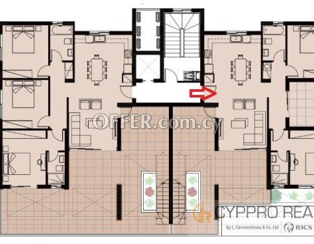 2 Bedroom Penthouse with Roof Garden in Sfalagiotissa - 3