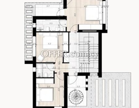 3 Bedroom Villa with Roof Garden in Mouttagiaka - 2