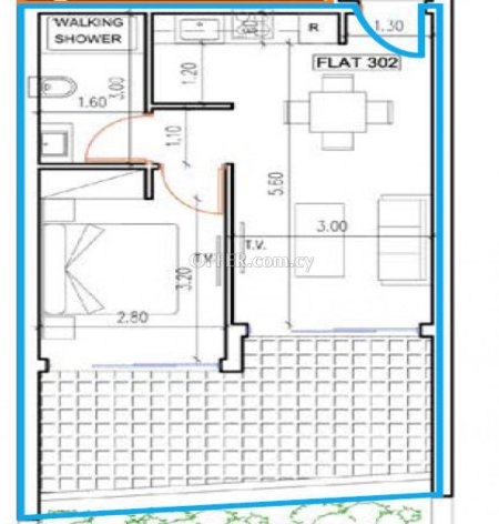 For Sale €270,000 Apartment 1 bedrooms Larnaka (Center), Larnaca Larnaca
