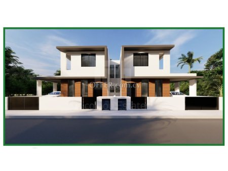 New three bedroom semi detached house in Palaiometocho area Nicosia - 7