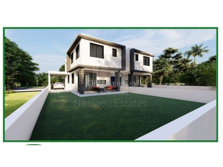 New three bedroom semi detached house in Palaiometocho area Nicosia - 4