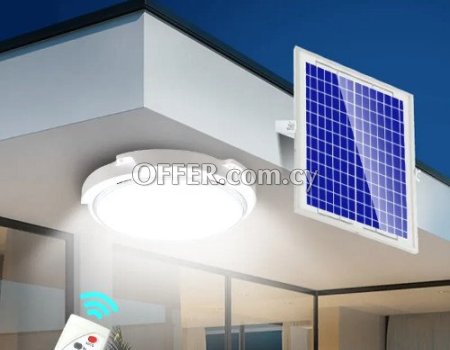 Solar Ceiling LED Light with Panel 120W - 4