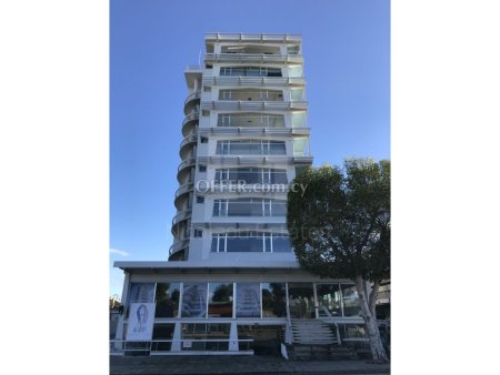 Incomplete shop on the ground floor of a nine storey building in Agios Antonios