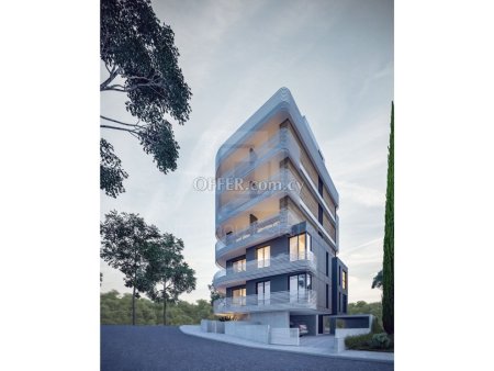 Brand new three bedroom whole floor apartment on a modern building in Likavitos