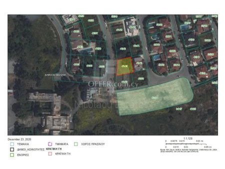 Huge plot of 1069 m2 in Aglantzia Platy Melkonian area - 2
