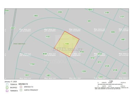 Plot of 558m2 in Lakatamia Anthoupoli in a privileged location near Nicosia Mall with NO Vat - 2