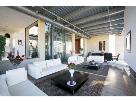 Super modern and luxury villa on two plots with indoor heated swimming pool in Aglantzia - 9