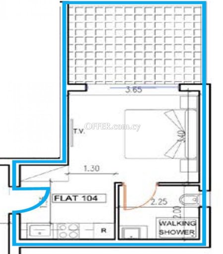 New For Sale €170,000 Apartment is a Studio, Larnaka (Center), Larnaca Larnaca