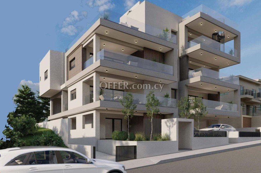 Under construction 2 bedroom modern apartment in Limassol with Unimited view - 2