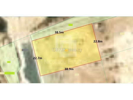 Large residential plot with sea view in Agios Athanasios area of Limassol