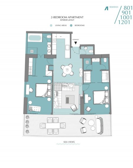 Apartment (Flat) in Amathus Area, Limassol for Sale - 2