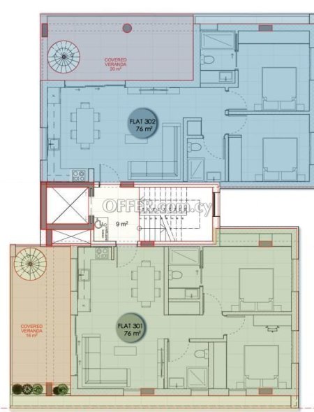 Apartment (Penthouse) in Agia Fyla, Limassol for Sale - 2