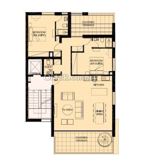 Apartment (Penthouse) in Kapsalos, Limassol for Sale - 3