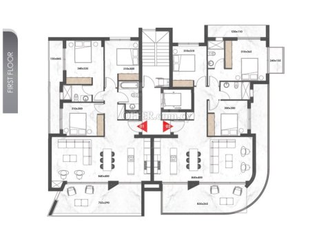 New three bedroom apartment in Engomi area Nicosia - 6