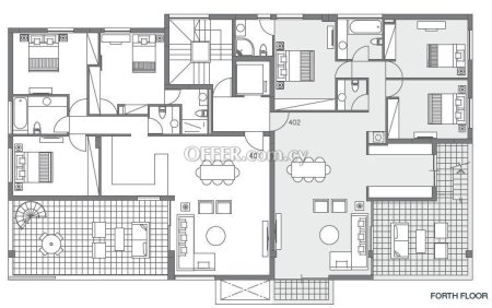 Apartment (Penthouse) in Engomi, Nicosia for Sale - 3