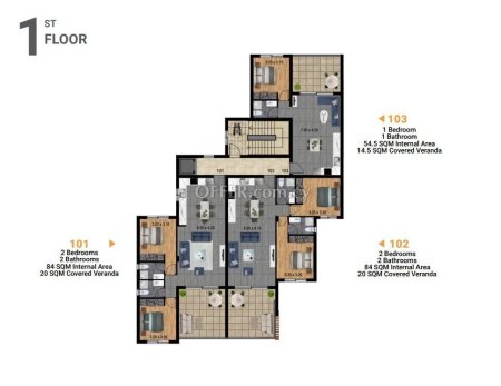 Apartment (Flat) in Parekklisia, Limassol for Sale - 3