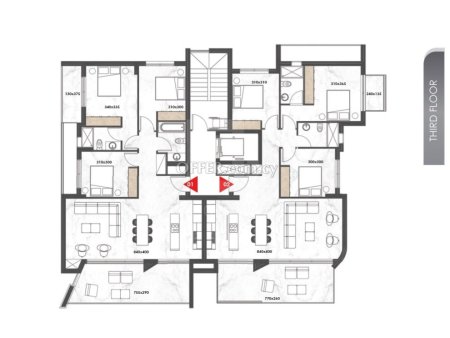 New three bedroom apartment in Engomi area Nicosia - 4