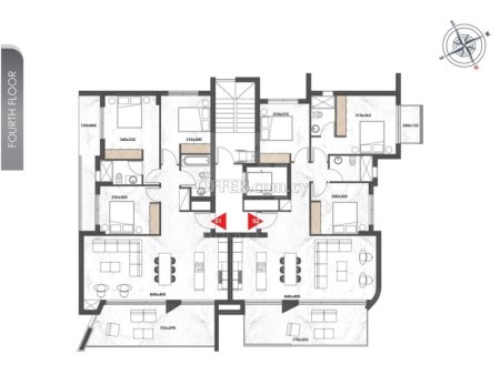 New three bedroom apartment in Engomi area Nicosia - 3