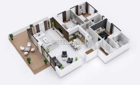 Apartment (Penthouse) in Lykavitos, Nicosia for Sale - 3