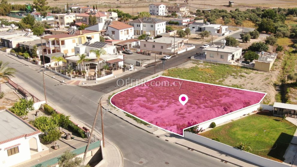 Corner Residential Plot in Athienou Larnaca - 1
