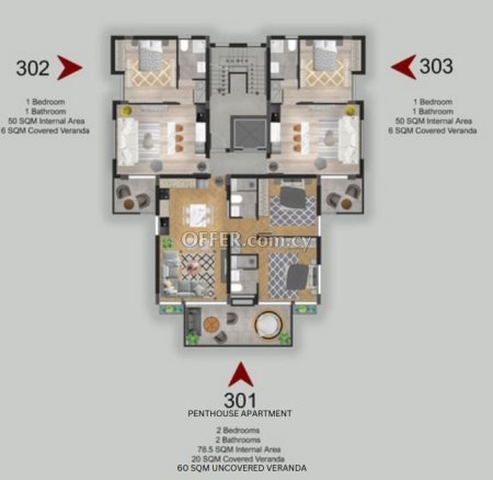 Apartment (Penthouse) in Mesa Geitonia, Limassol for Sale - 3