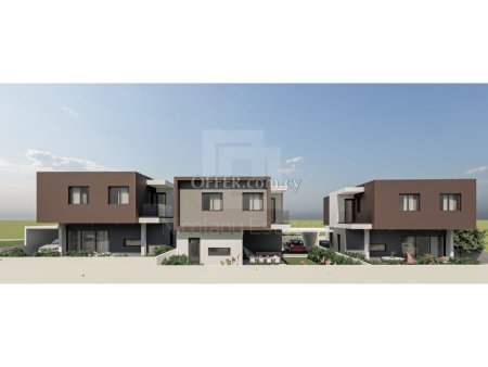 New three bedroom semi detached house in Agia Varvara area Nicosia