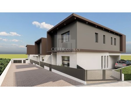 New three bedroom semi detached house in Agia Varvara area Nicosia