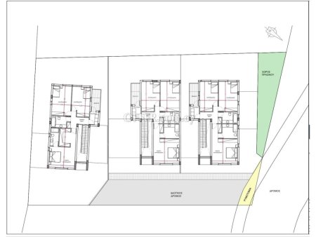 New three bedroom semi detached house in Agia Varvara area Nicosia - 4
